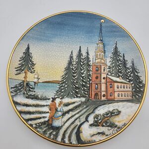 Vtg 1976 Tiziano Veneto Flair Plate Very Rare Hand Made In Italy #2087 Of 5000